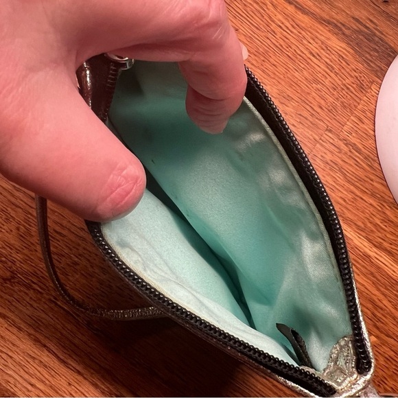 Coach Poppy Wristlet in Brown and Tan Mono Jaquard - Picture 9 of 10